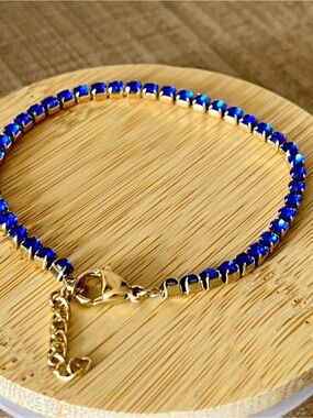 Birthstone tennis bracelet September